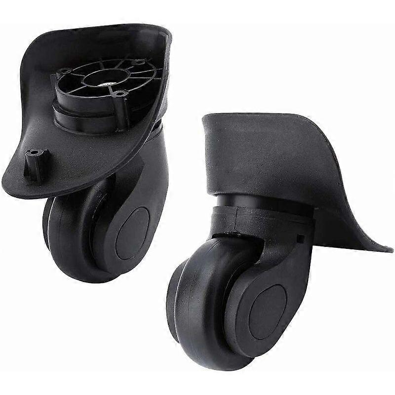 Pair of Suitcase Wheels Universal Replacement Spare Part Durable Silent Rub