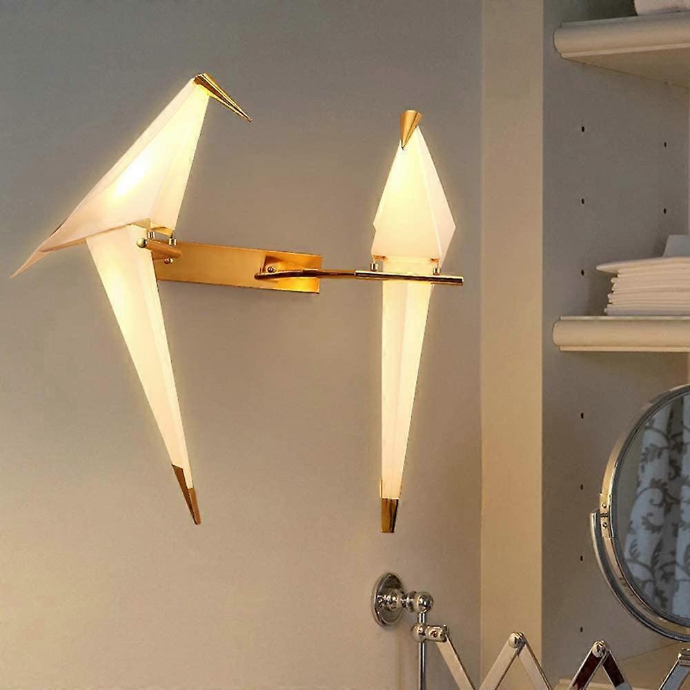 Moderne LED væglamper, guld, 2 lys