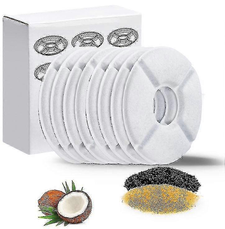 8pcs Cat Water Fountain Filters Water Filter Replacement Filters Pet Suppliescat Water Fountain Filters Water Filter Replacement