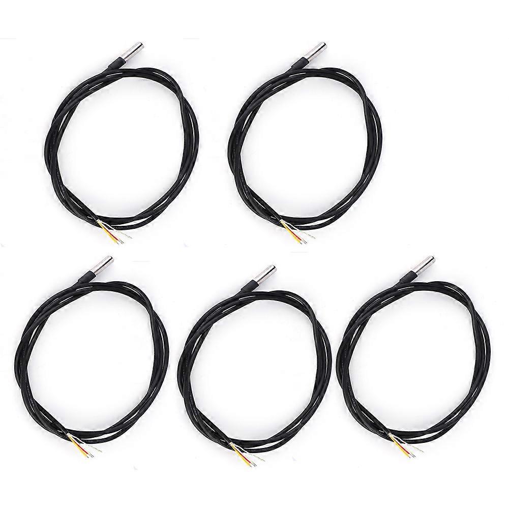 Digital Waterproof Temperature Sensor High Accuracy Stainless Steel Tube Probe with 1.2 Meters Cable