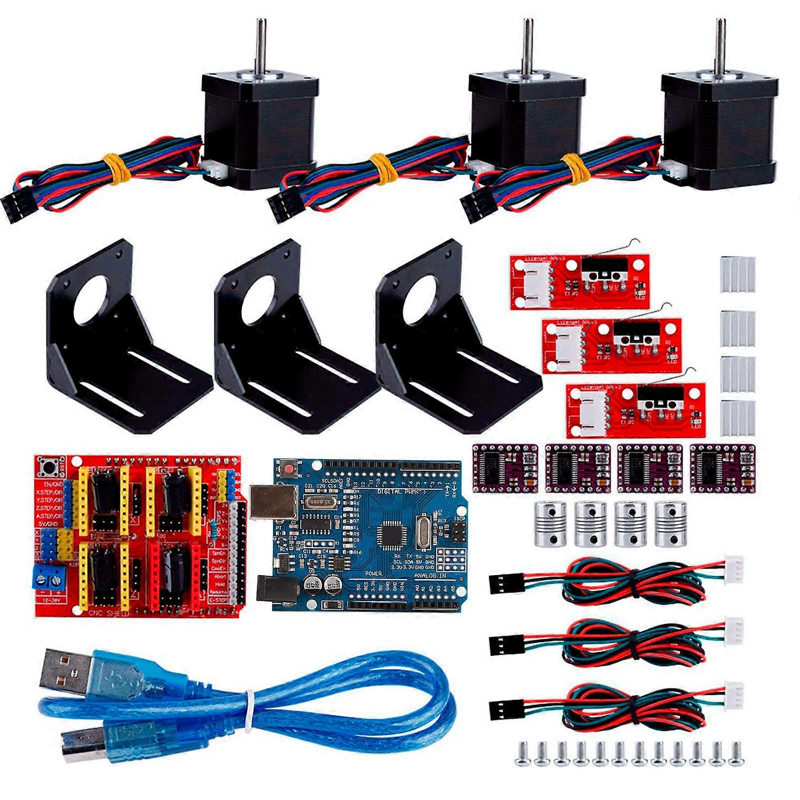 3D Printer CNC Kit for 4 Coupling 3D Printer Accessories Kit YEMMA