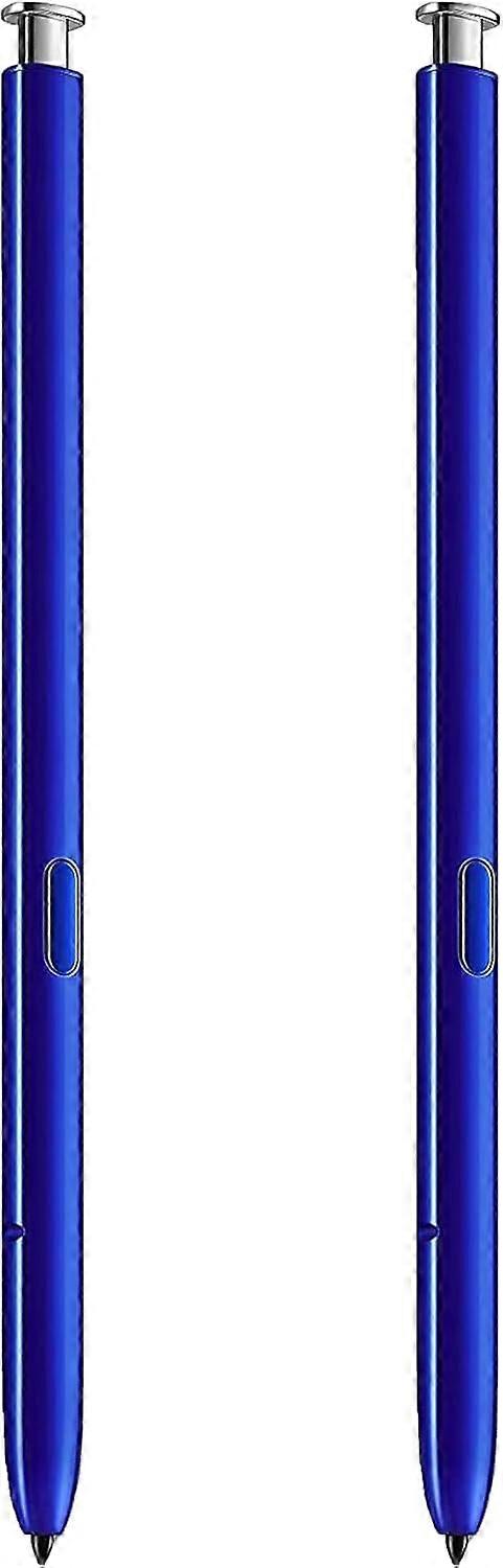 2 Pack Blue Silver Note 10 Pen Replacement for Galaxy Note 10 Note10 Plus Note 10, 5G Stylus Pen Touch S Pen (Without Bluetooth)