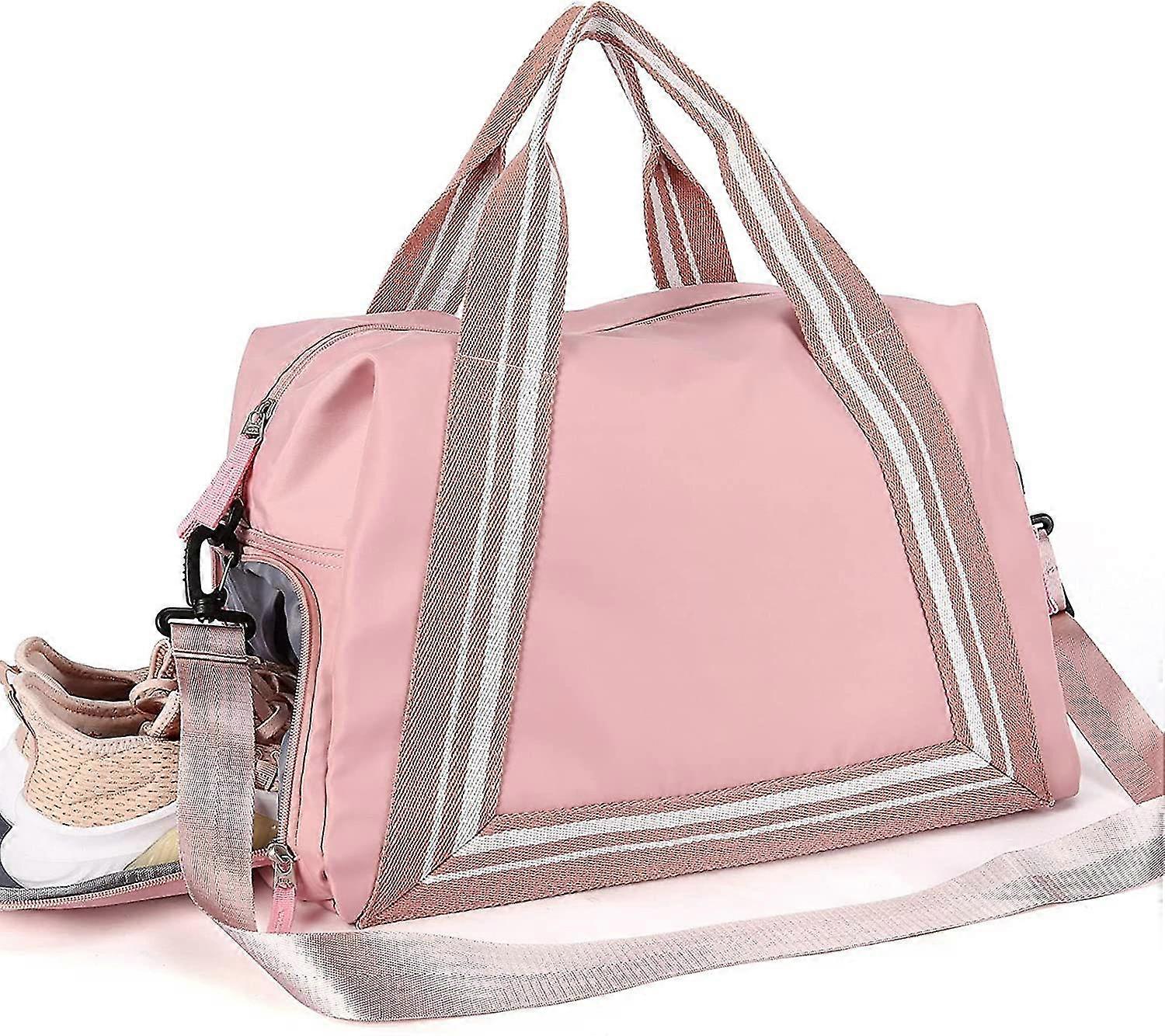 シューズコンパートメント付きトラベルダッフルバッグ、ジムトートバッグショルダーウィークエンダーオーバーナイトバッグ