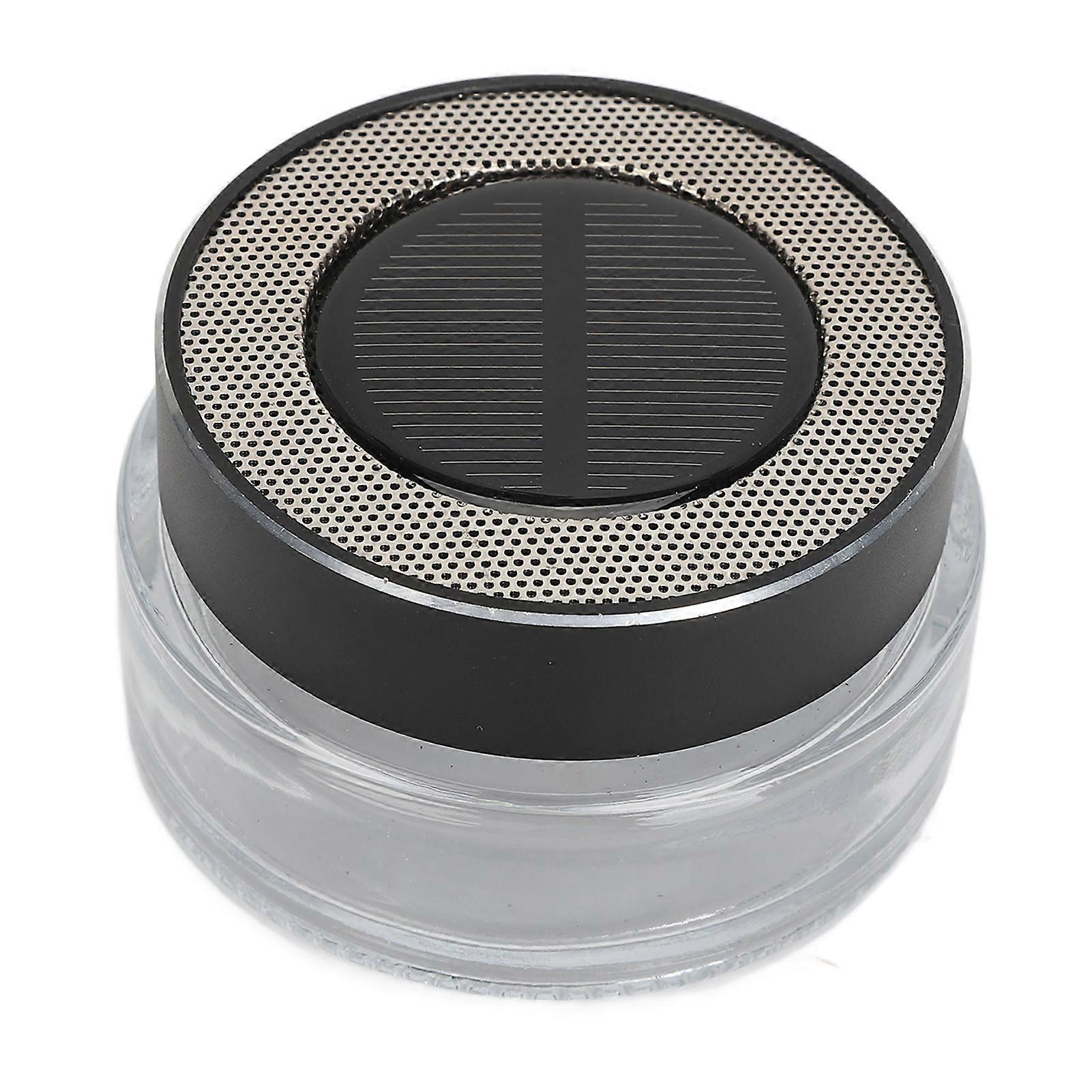 Car Air Freshener Solar Powered Decoration Rotating Solar Aromatherapy Essential Oil Diffuser with 30ml Essential Oil Blue