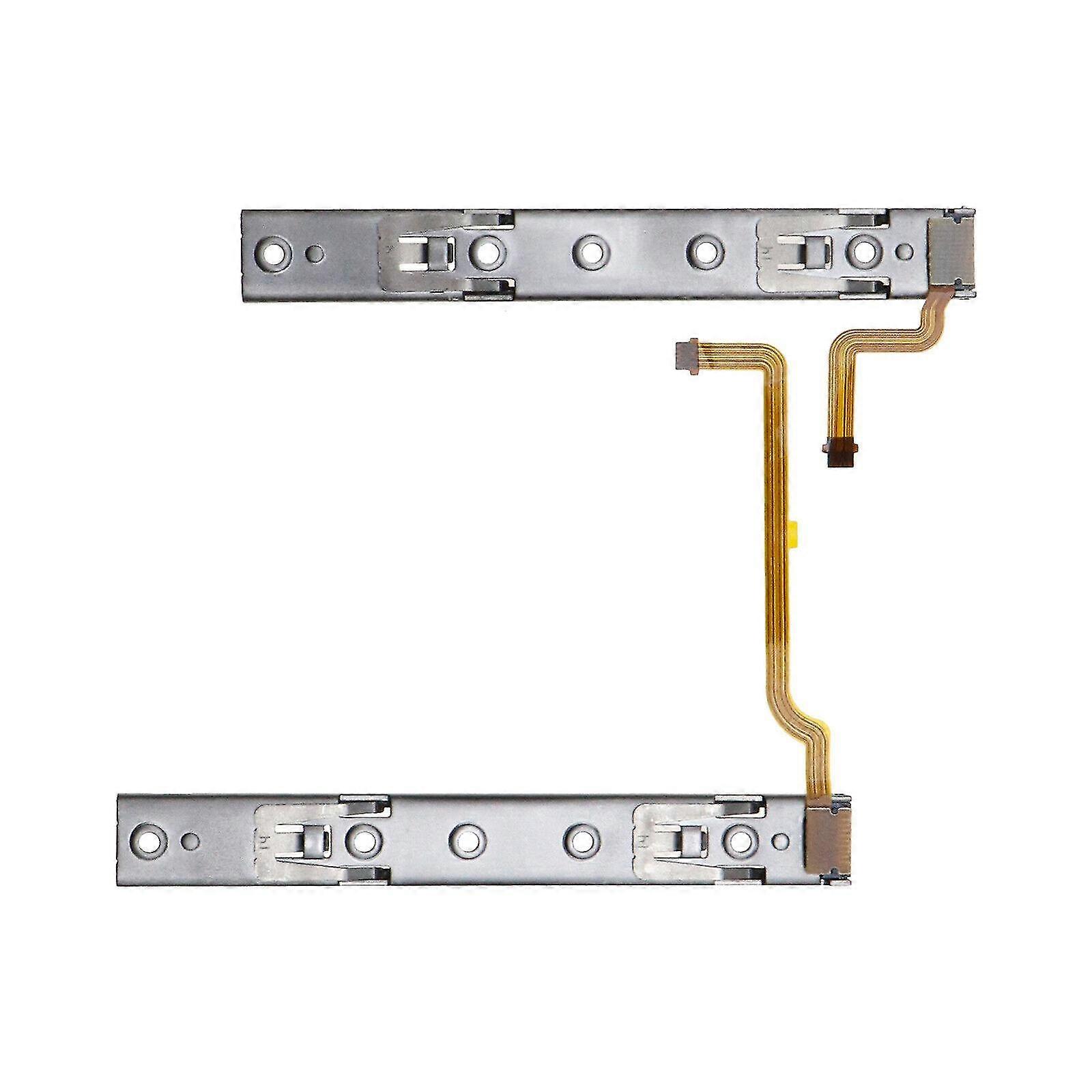 Left Right Side Rail Slider Cable Cord For Nintendo Switch Joy-con Controller(silver)(1pcs)