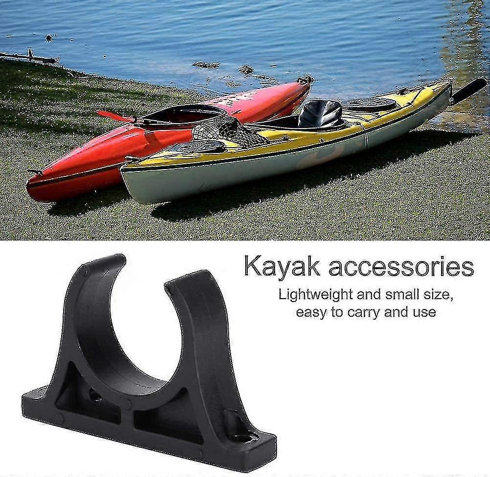 Clip per supporto per paddle per kayak, clip per supporto per remo in plastica resistente Per custodire per kayak Canoe Barche a remiblack) (5pair)