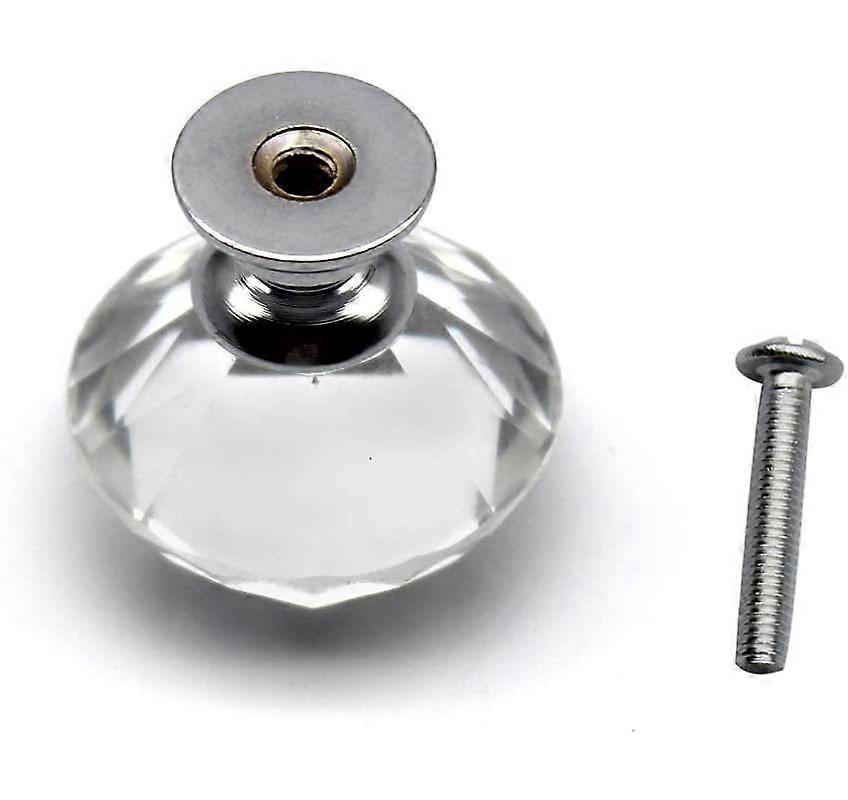 Pack of 10 30mm Dresser Knobs Crystal Knobs Drawer Knobs - Cabinet Pull Crystal Dresser Knobs Knobs and Pull for Dresser