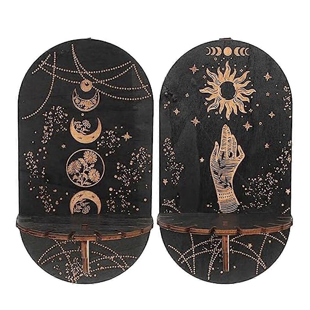 2 قطعة كريستال عرض الجرف خشبي كريستال جدار الجرف ديكور كريستال عرض موقف لديكور المنزل