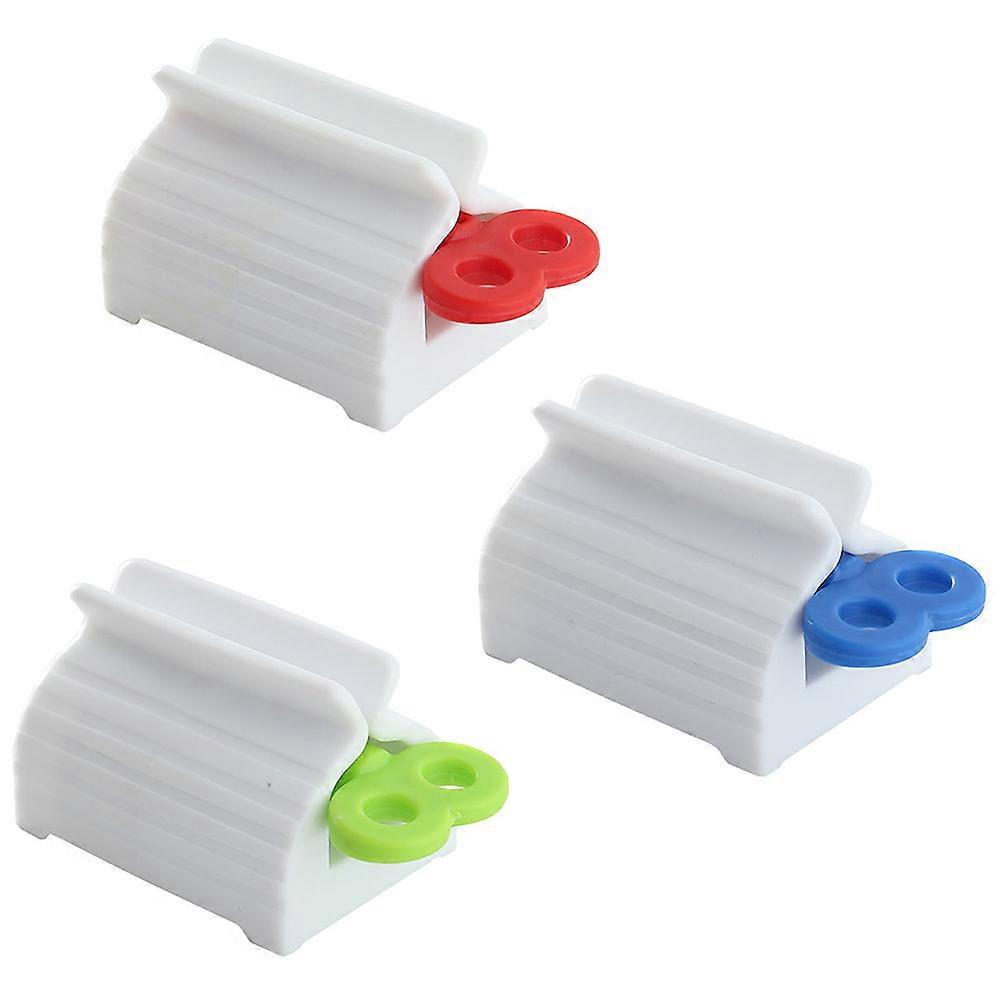 Plastic Toothpaste Dispenser Multifunctional Portable Toothpaste Dispenser Squeezer Manual Press Tools Bathroom Accessories