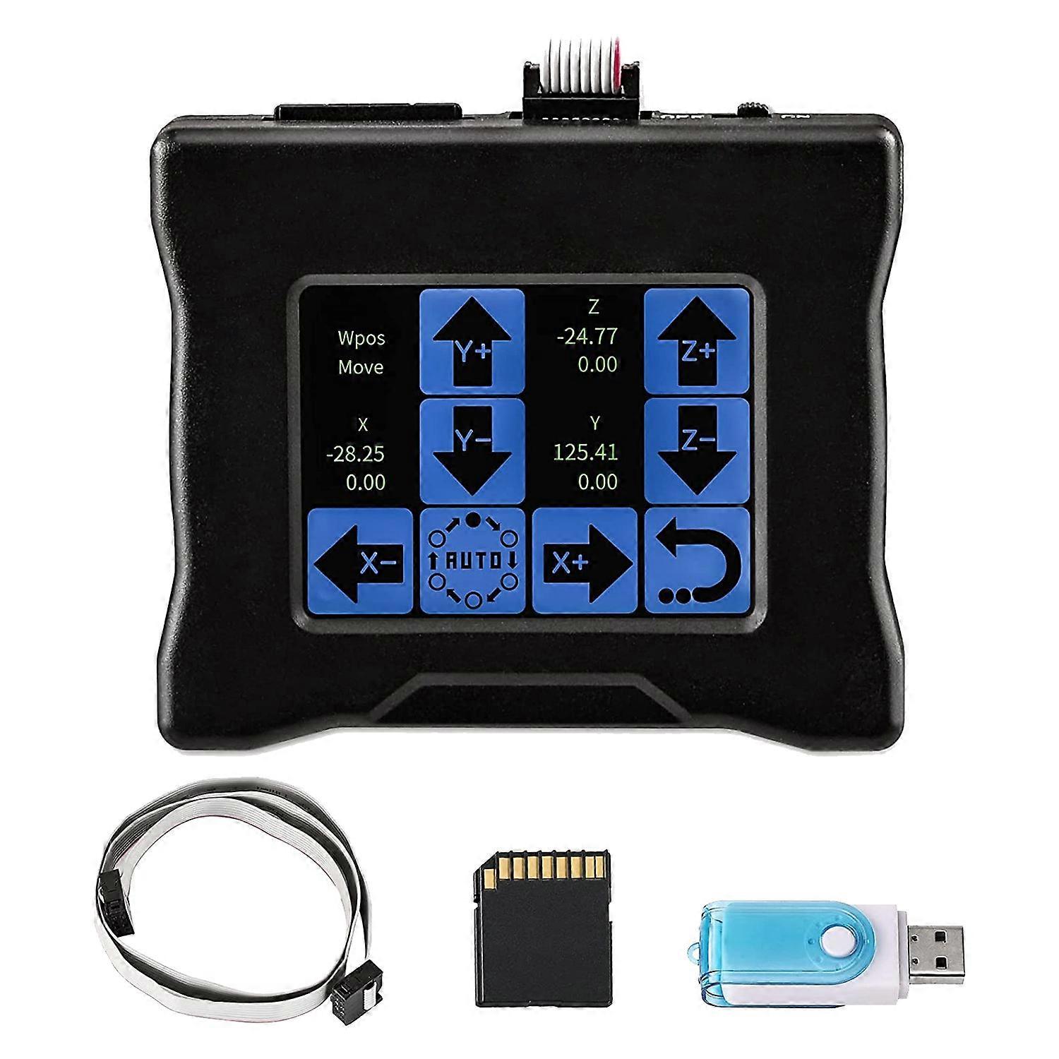 CNC-Offline-Controller mit Touchscreen, CNC-Fräser-Offline-Steuermodul, 2,8-Zoll-GRBL-Offline-Co