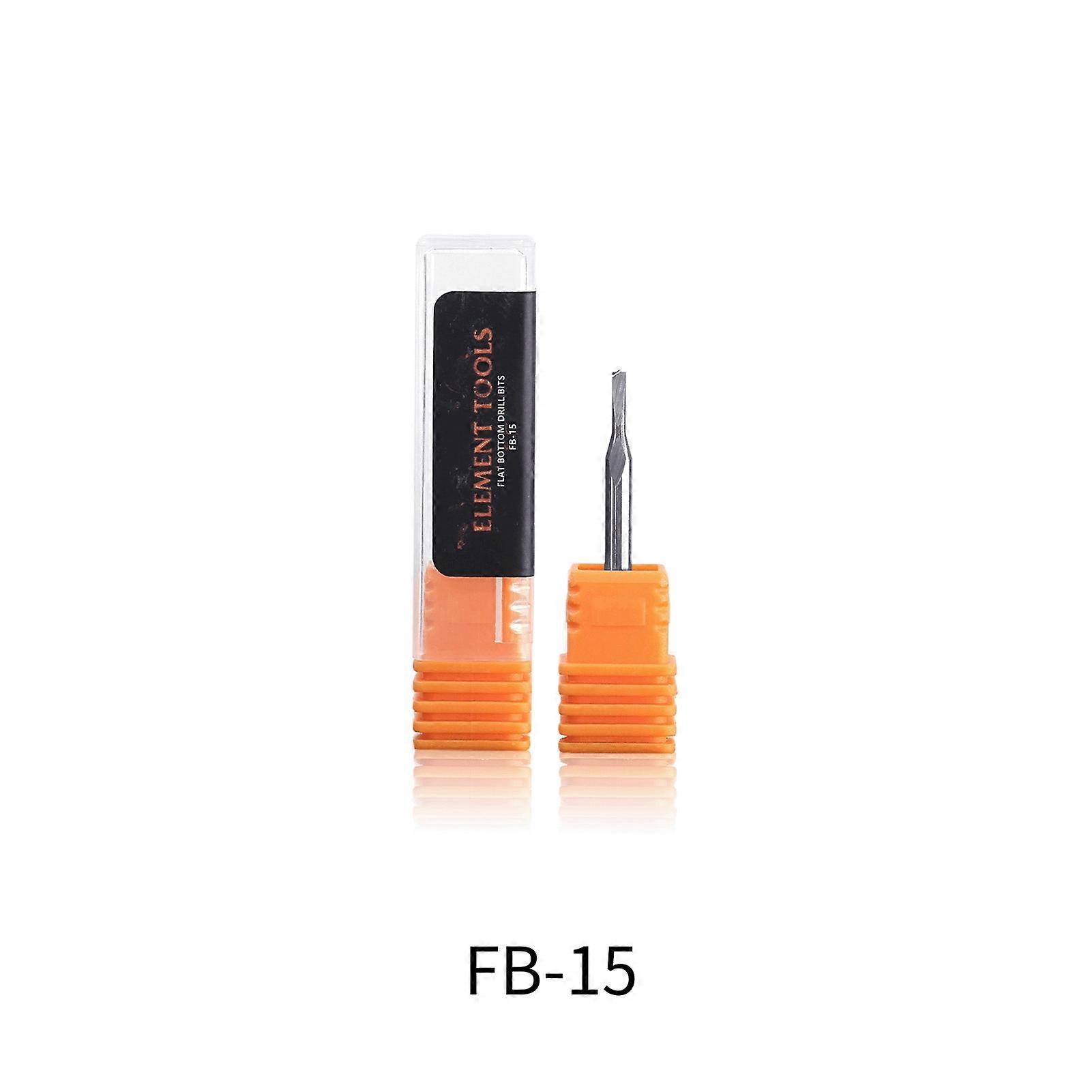 DSPIAE FB Series Precision Flat Bottom Drill Bits - Tungsten Steel for Detailed Work