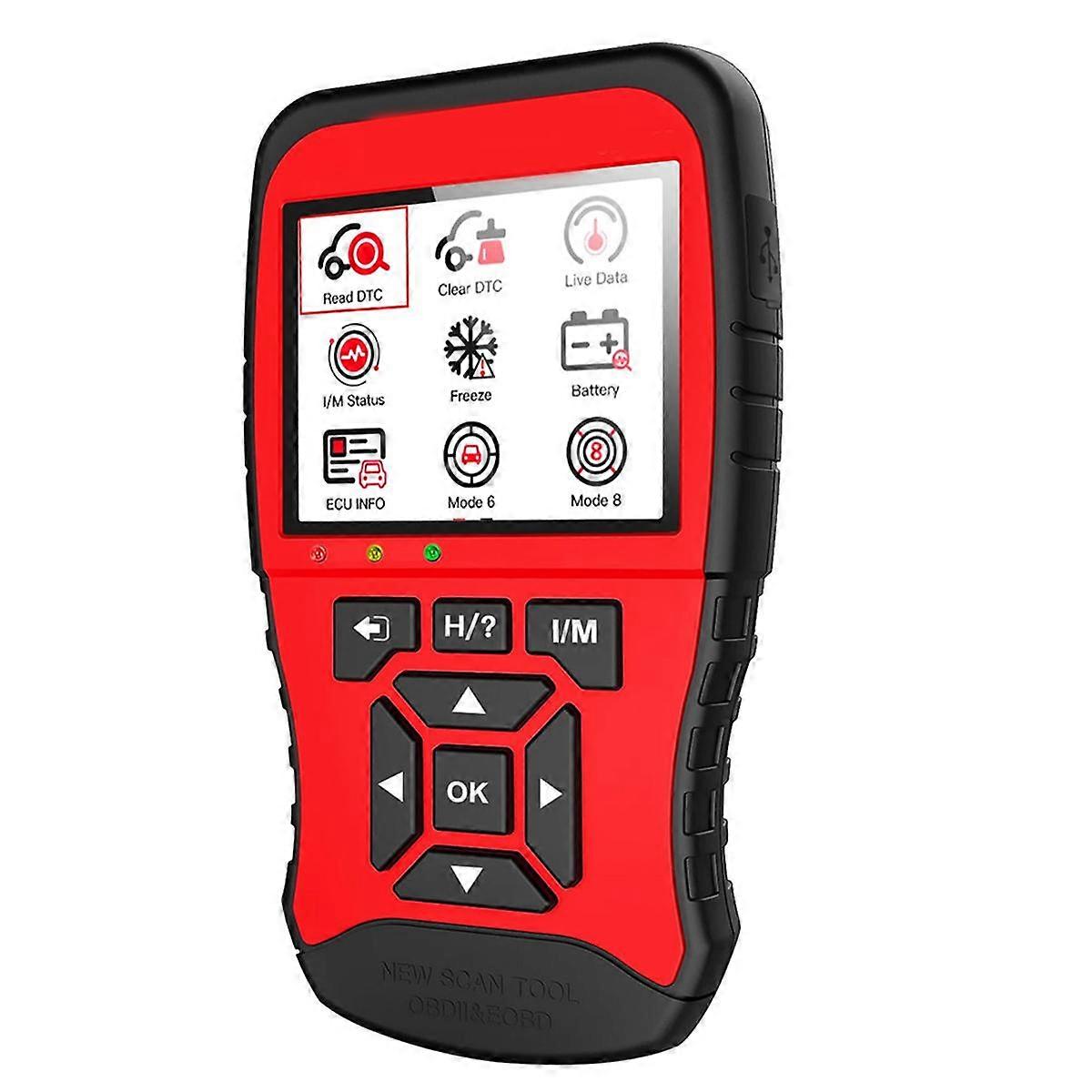 Code Reader Generation Auto Diagnostics Tools OBD2 Scan Tool with Readiness Mode6 , Mode 8