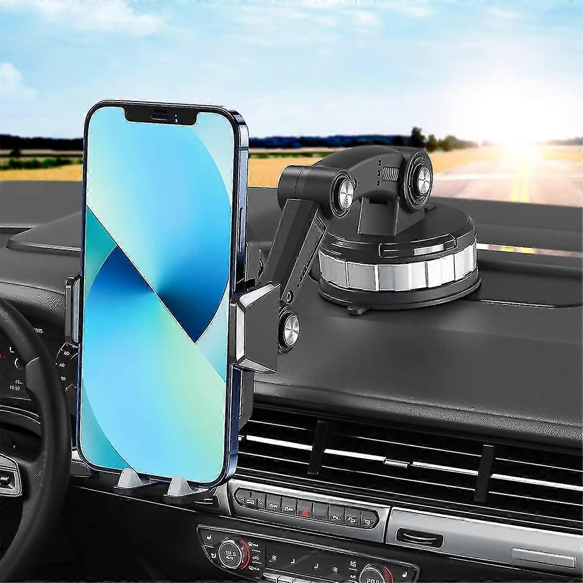 Car Phone Holder Mount, Strong Universal Cell Phone Holder With Suction Cup For Dashboard/windshield, One-button Pop-up For Iphone, Samsung, Andriod