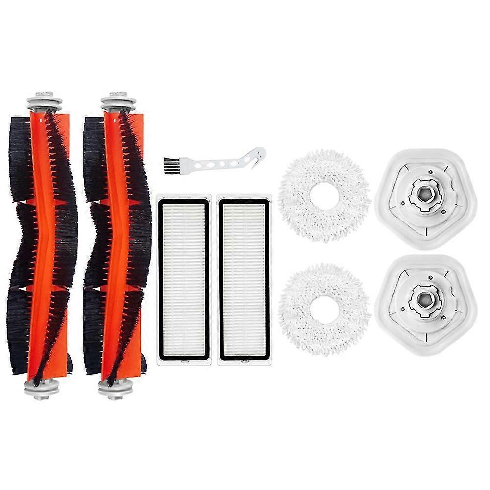 9pcs Kit di sostituzione Spazzola principale Filtro Mop Panno Spazzola per la pulizia