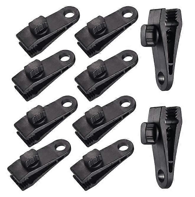 10 Pcs Tarpaulin Clips, Tarpaulin Clips for Tent Tarpaulin for Storm Prevention, Tarpaulin Clamp Tarpaulin Holder, Tarpaulin Clips Suitable for tents,