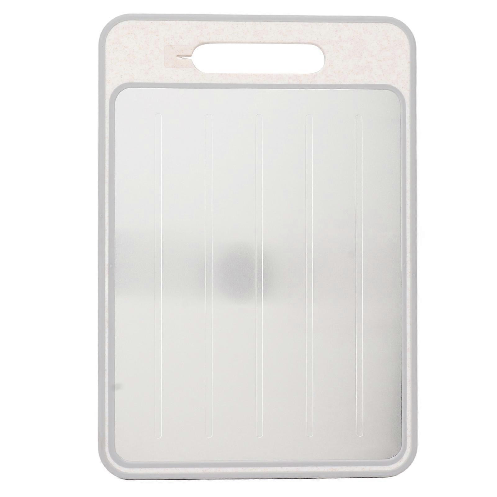 Defrosting Cutting Board Double Sided Chopping Board with Knife Sharpener for Kitchen Cooking