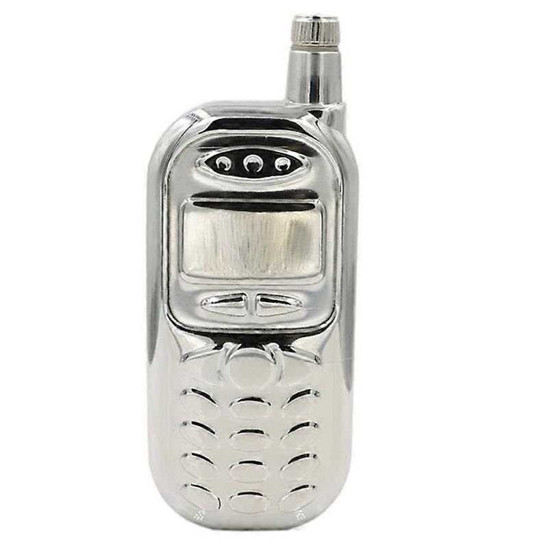 ステンレス鋼ヒップフラスコ酒類飲料電話型ヒップフラスコウイスキーフラゴンウイスキーポットポケットコンテナ1個