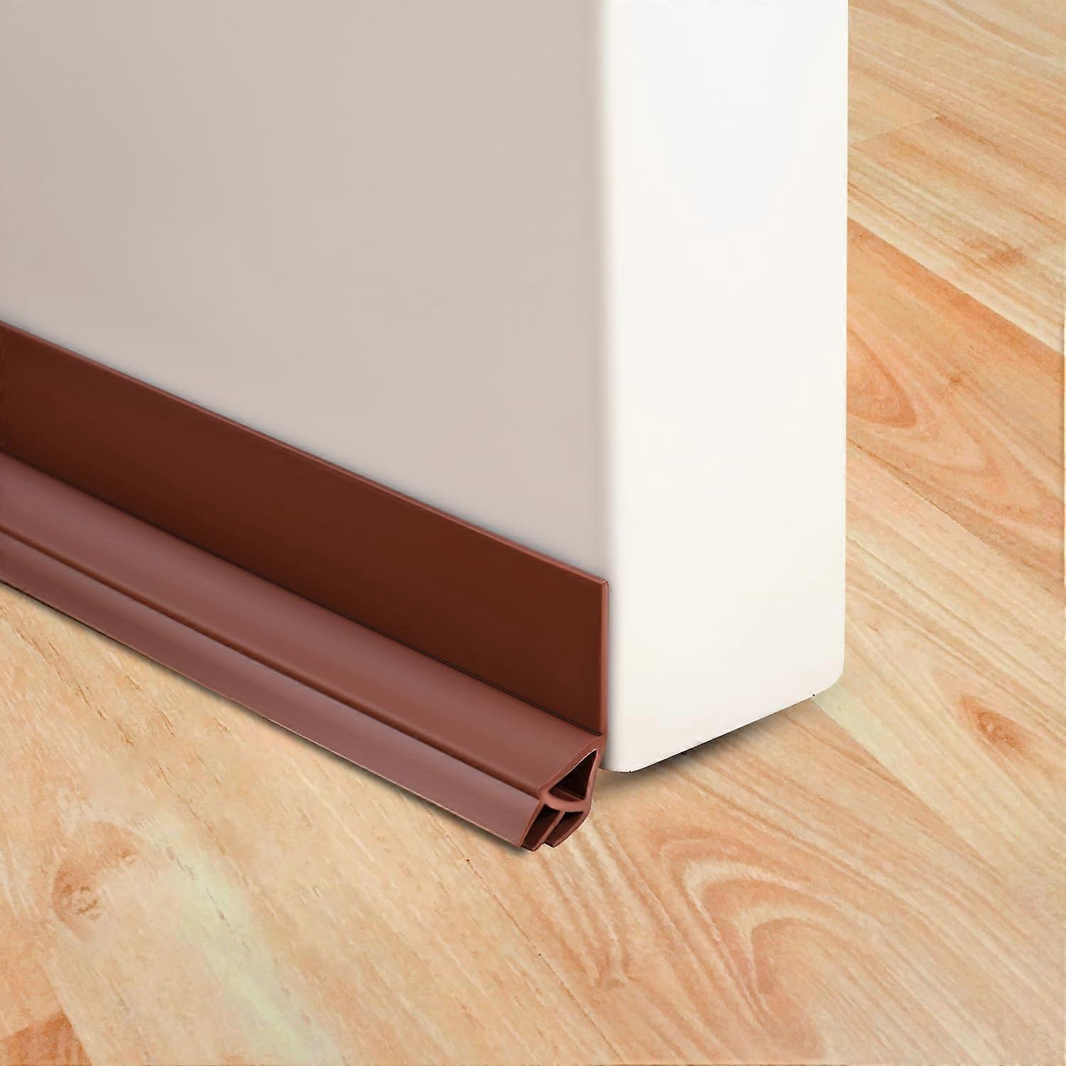 93cm Single-sided Door Bottom with Self-Adhesive Seal Door Draft Stop Cold Protection Against Drafts and Noise PVC Door Strip Insulation