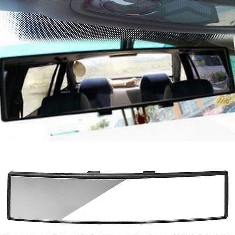 1pc 300mm Universal Car Rearview Mirror Rotate Wide-Angle Car Rear View Mirrors for Panoramic Curve Convex Interior Clip