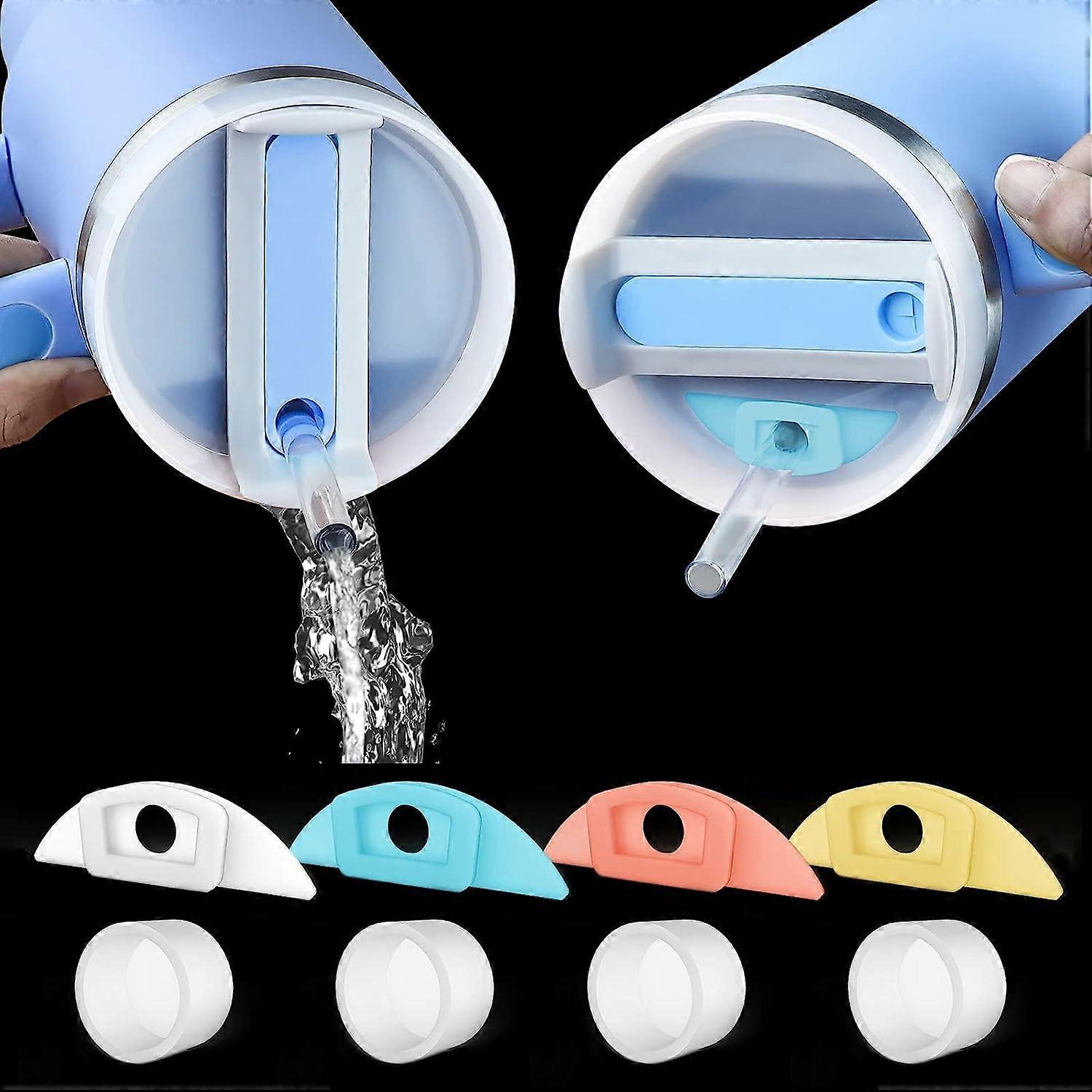 8 Sets Colorful Spill Stopper Compatible Stanley 40 oz 30 oz