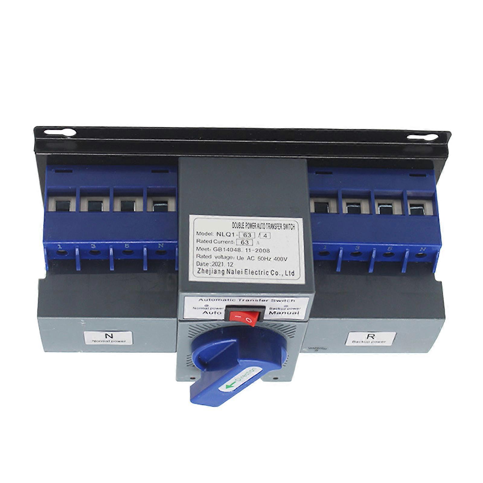 Ny lastbryter 4P 63A AC 220V ABS effektbryter