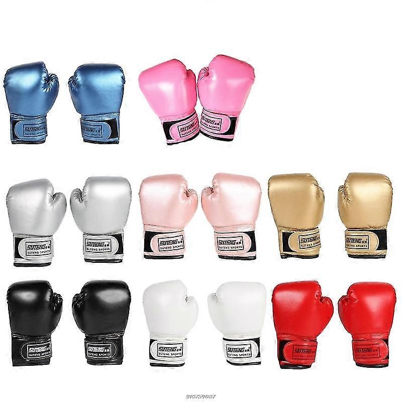 キッズボクシンググローブ 子供の子供のための若者パンチングバッグキックボクシングムエタイミッツMmaトレーニングスパーリンググローブ3-10 Yrs