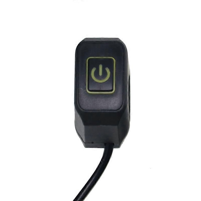 LMoDri 22mm Motorcycle Handlebar Mount ON-OFF Switch For Headlamp Hazard Fog Light Manual Return Switches With Led Light