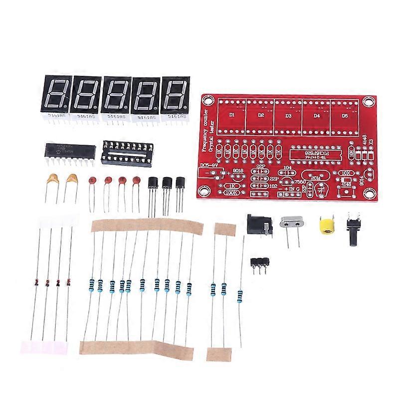 1Hz-50MHz Crystal Oscillator Frequency Counter Meter 5-Digital LED Display Kit