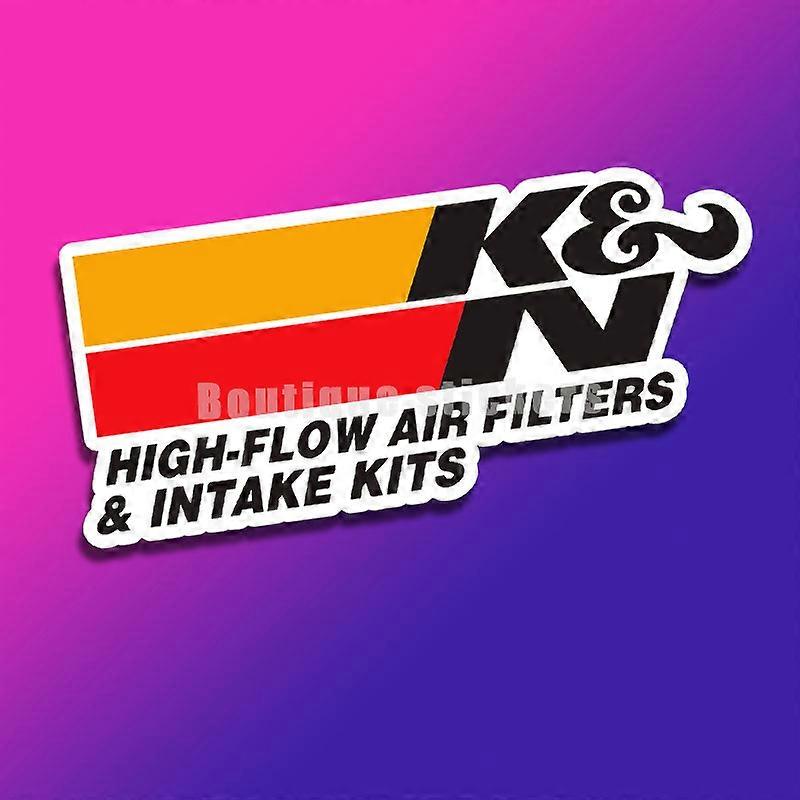Creativity KN High Air Filter Decorative Motorcycle Decals Modified Reflective Waterproof Die-cutting Car Stickers