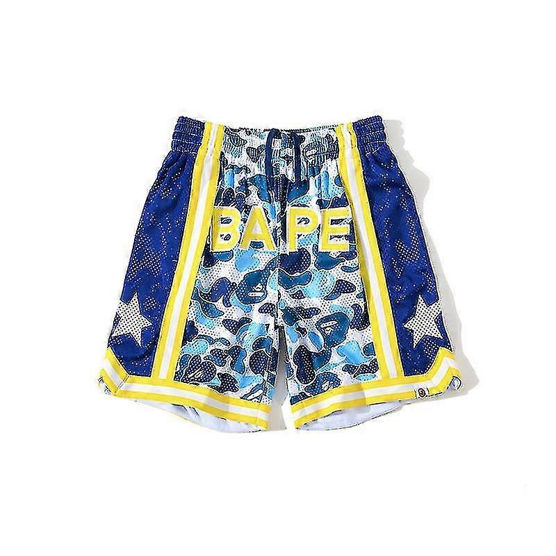 2023 New Shark Head Ape Head 3d Digital Printing Shorts Mesh Cloth Summer Men And Women Camouflage Beach Pants
