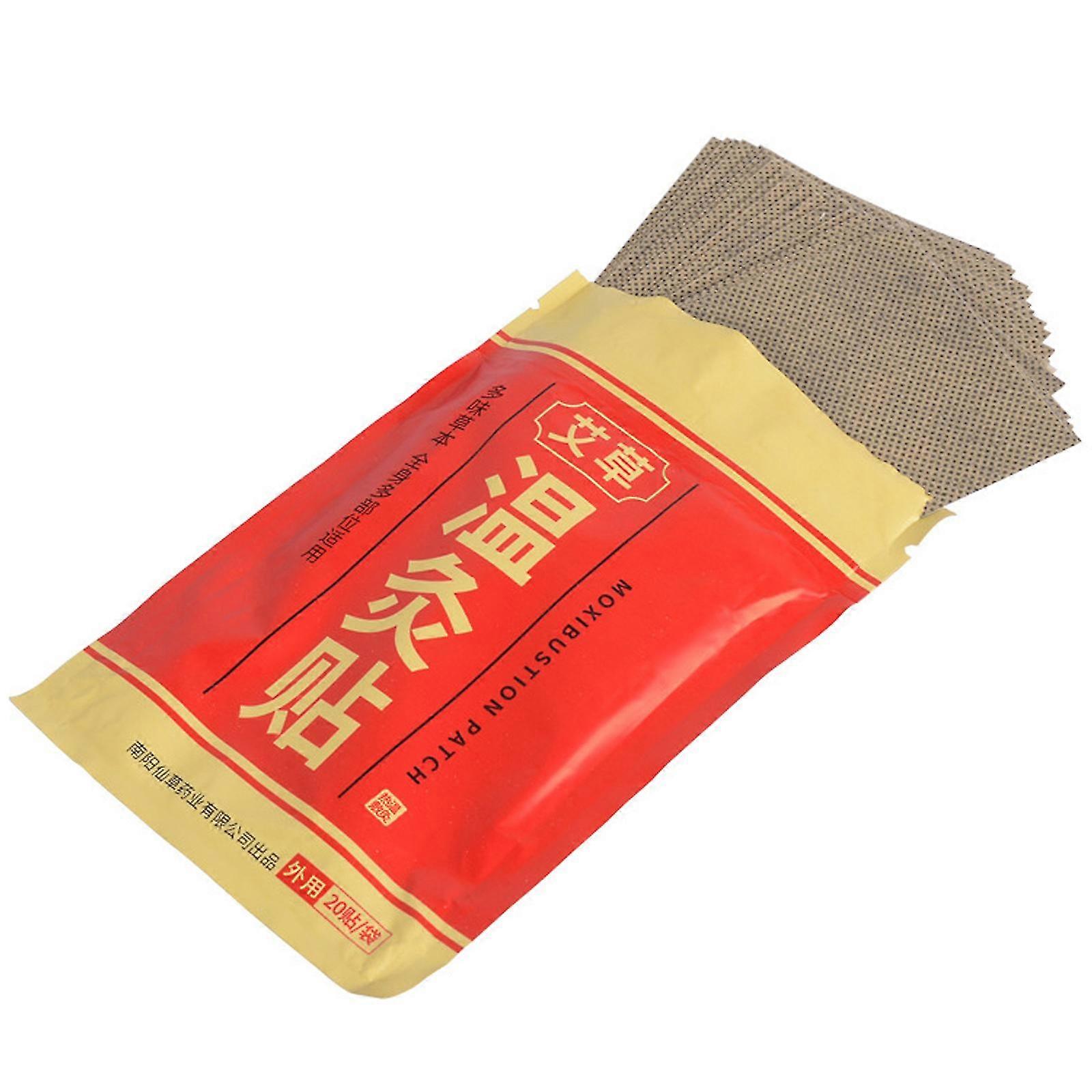 20 stücke/beutel Beifuß Patch Schulter Hals Patch Hot Compress Moxibustion Patch 60g