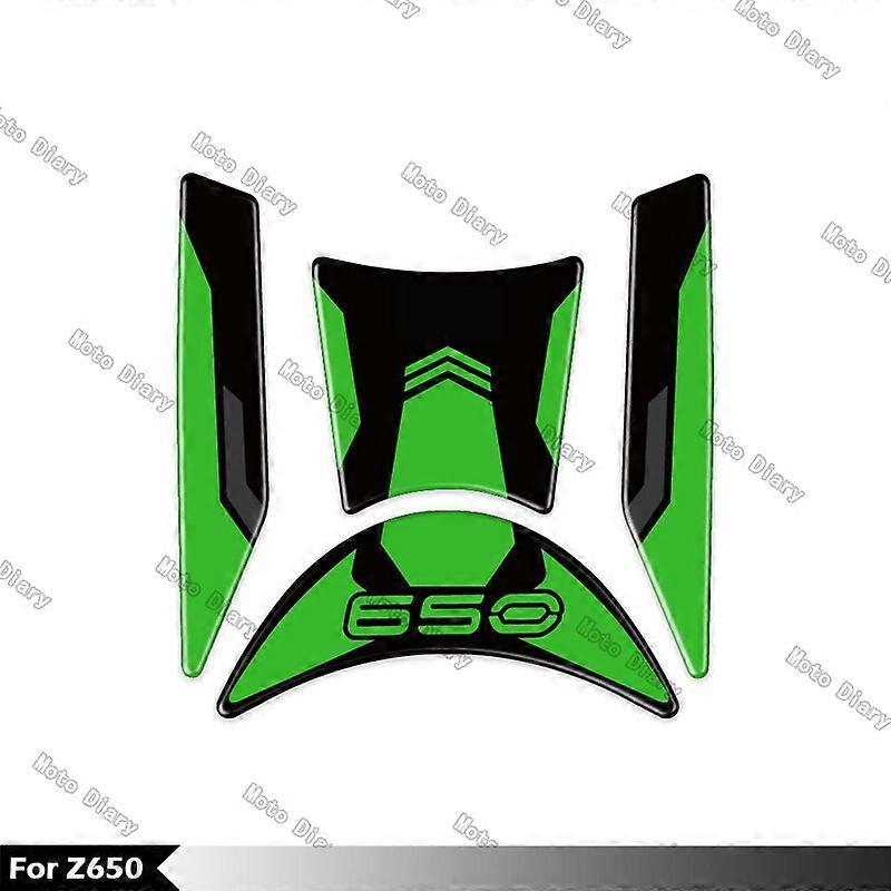 Z650 3D Ignition lock Key Area Protection Sticker Decals For Kawasaki Z650 Z 650 Motorcycle Knee & Shin Guards