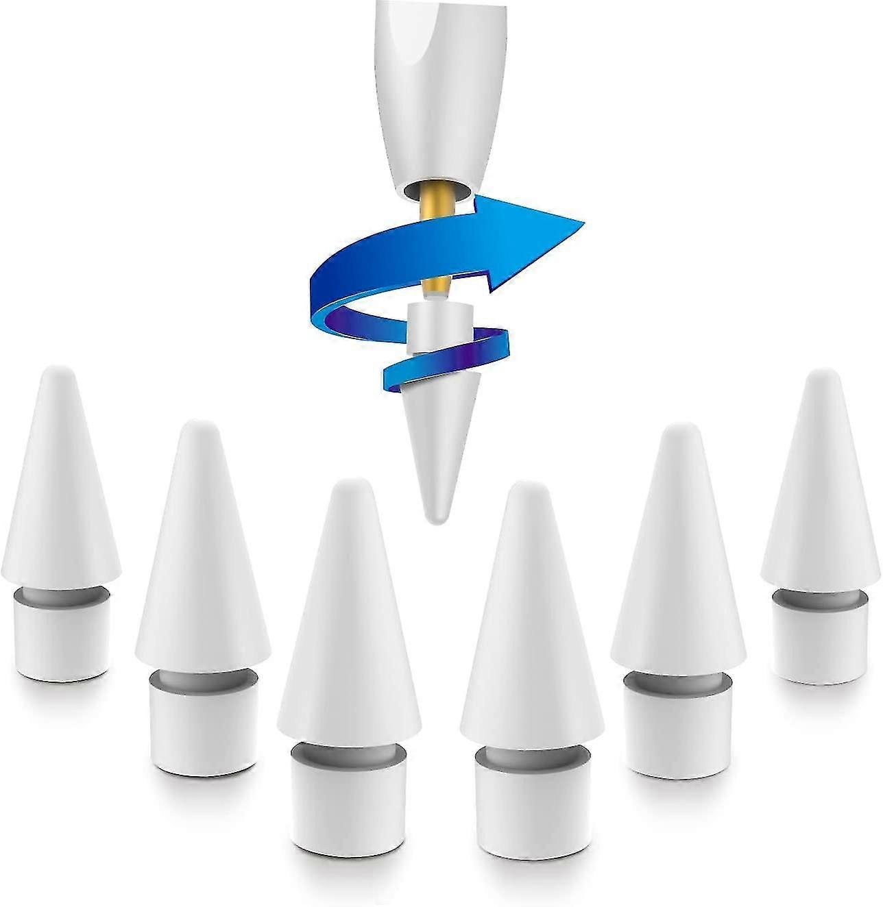 Replacement Tips For Apple Pencil 2nd Generation & Apple Pencil 1st Generation (6 Pack) new