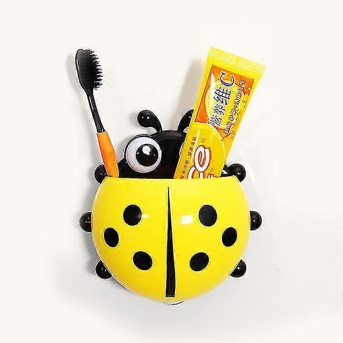 Cartoon Ladybug Insect Toothbrush Toothpaste Holder