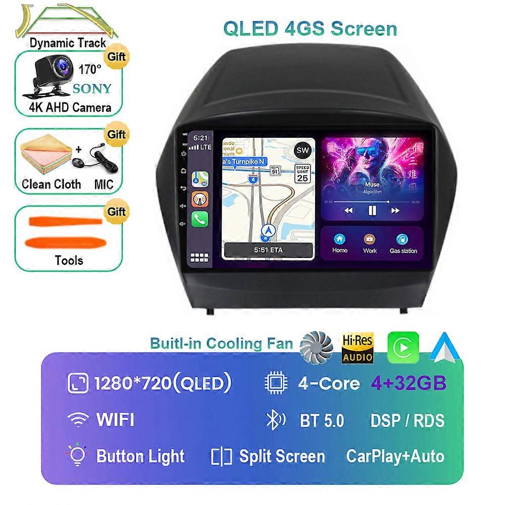 Android 13 Car Radio Multimedia Video Player For Hyundai Tucson 2 LM IX35 2009 - 2015 Navigation 4G WiFi GPS Carplay Auto 2 Din
