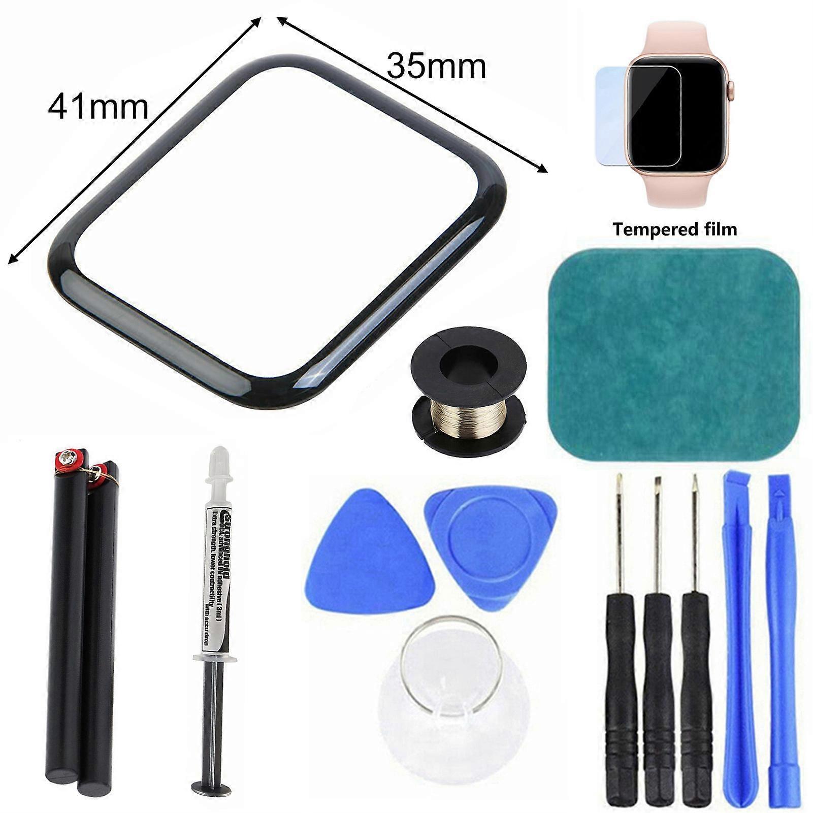 38/40/42/44mm Outer Glass Replacement Tool Kit Accessory Compatible Apple Watch 2/3/4/5