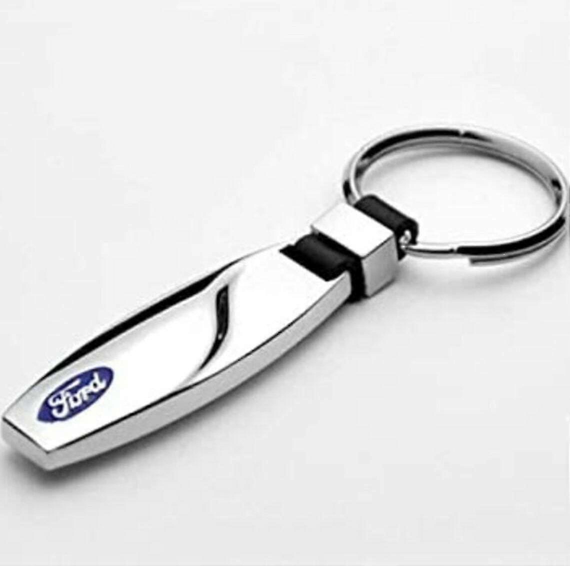 Ford Tear Drop Metal 10d Auto Logo Portachiavi Portachiavi Fob Regalo