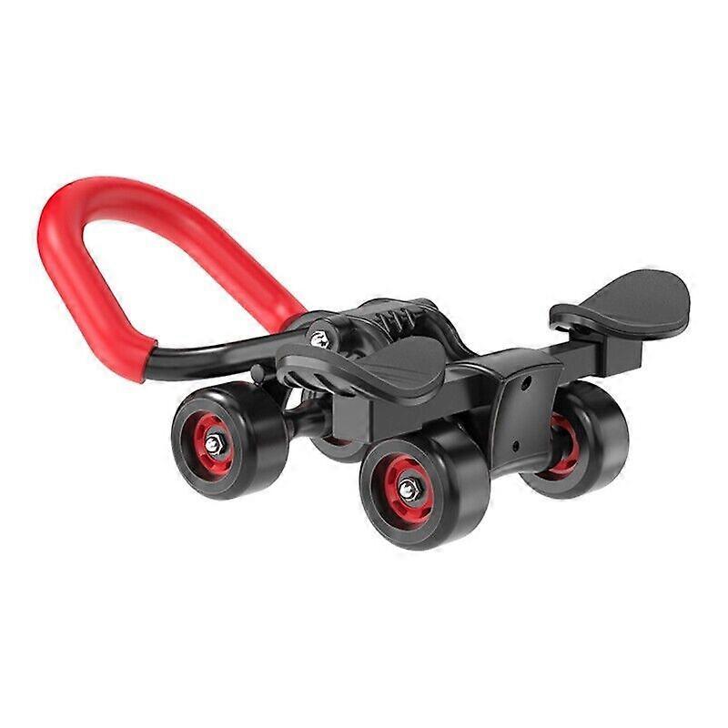 4 Wheel Ab Roller Exercise Abdominal Core Strength Training Workout Abs Training