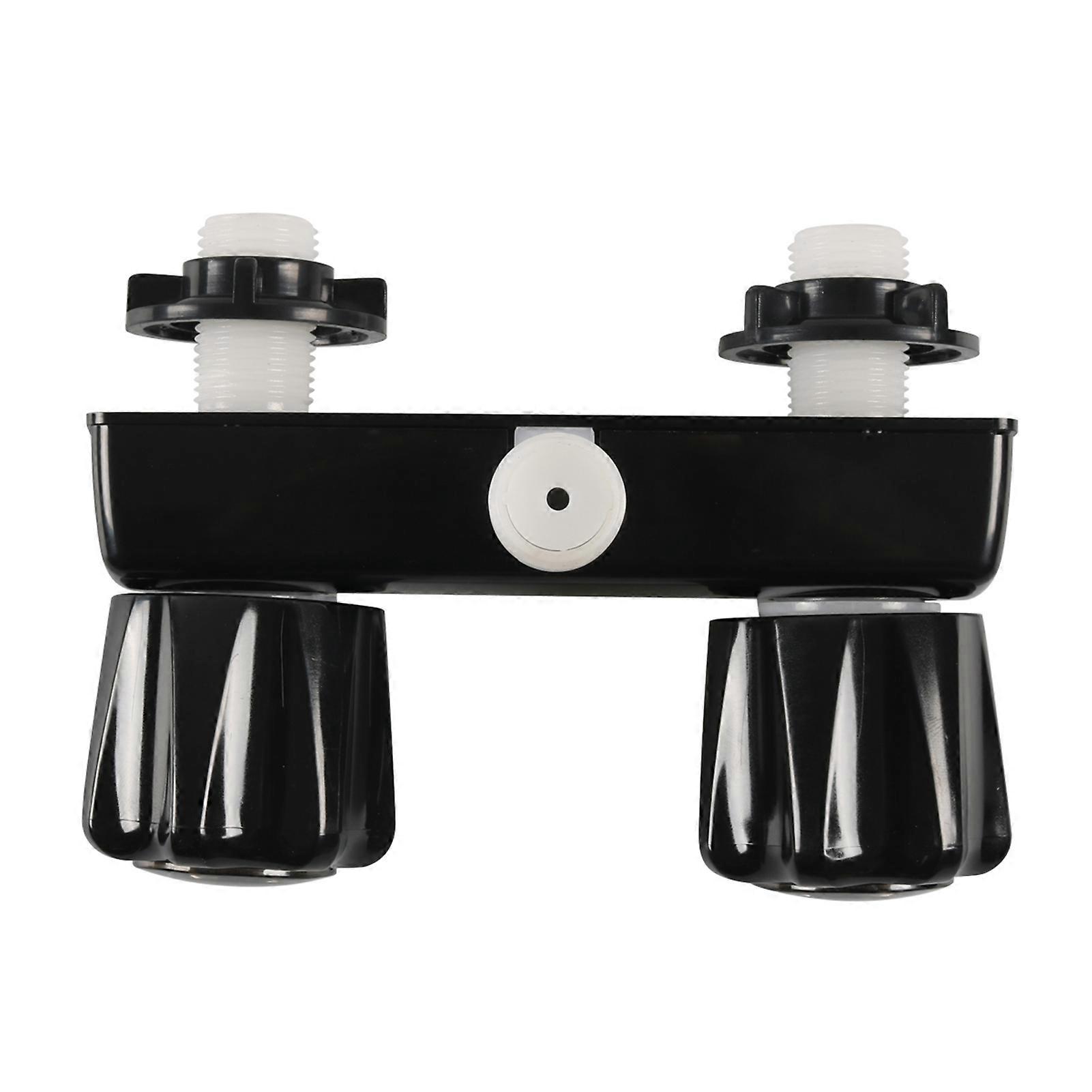 RV Shower Faucet RV Shower Valve Diverter 4” Bathroom Shower Mixing Valve Control for RV Camper with Dual Knobs