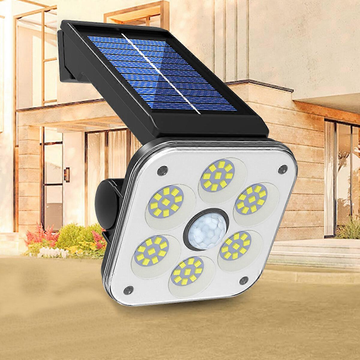54smd Solar Motion Sensor Lights Security Wall Lamp Floodlight Outdoor Waterproo