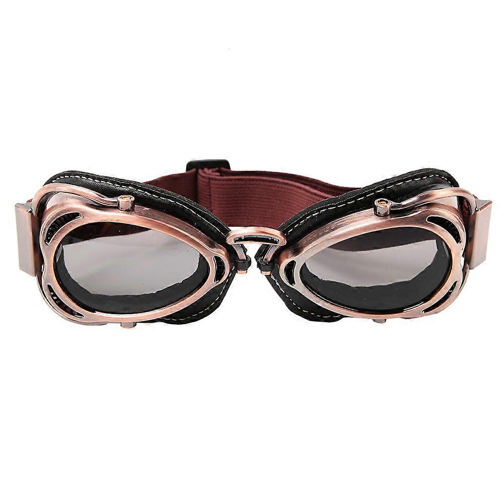 Motorcycle Riding Protective Goggles Dust proof Windproof ArC shaped Glasses(Black)