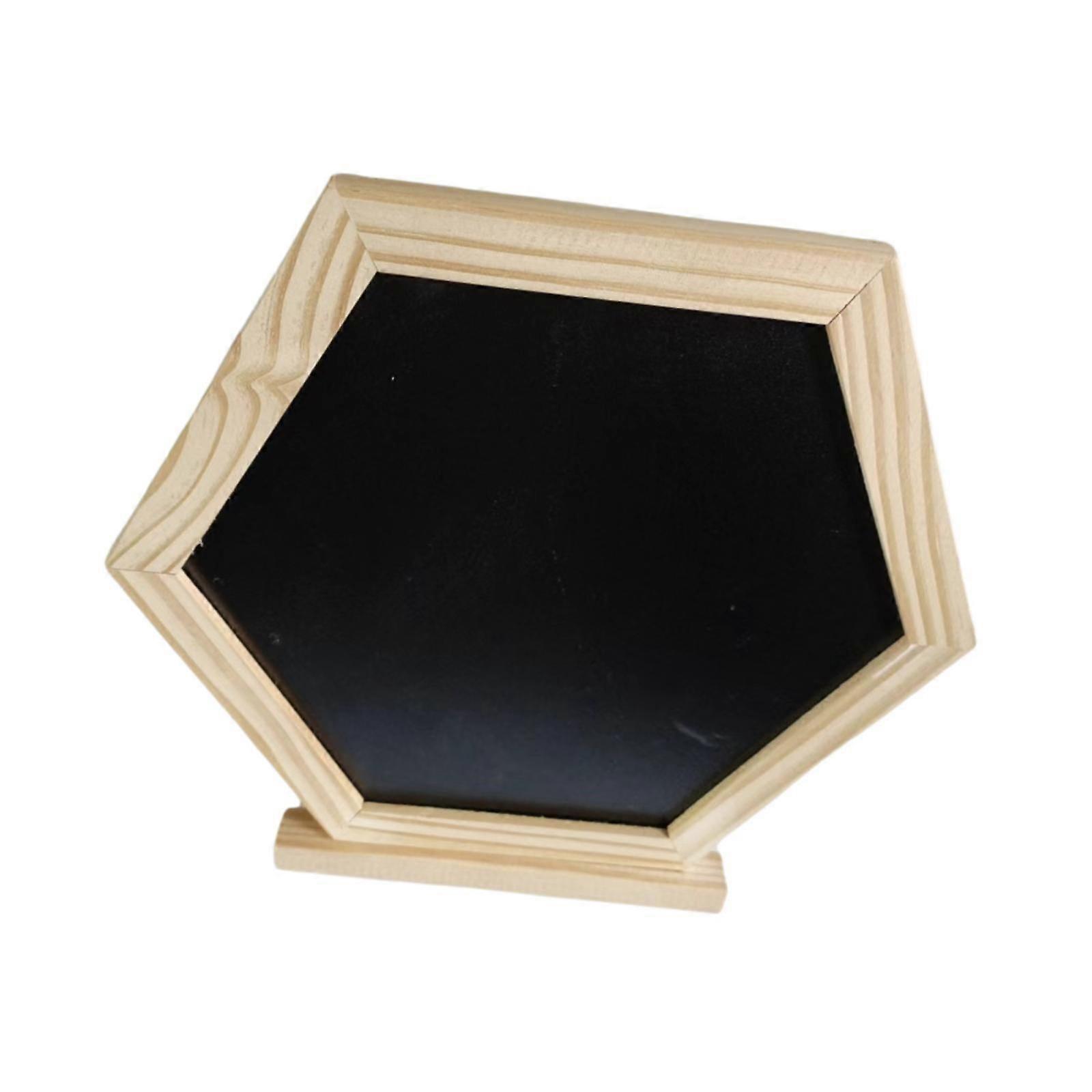 Desktop-Memoboard Beschreibbares Holzschild für Buffet-Supermärkte Zuhause