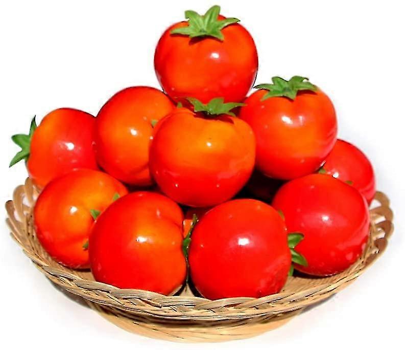 15pcs Artificail Tomatoes Fake Tomatoes Decorating Artificial Vegetable Tomatoes