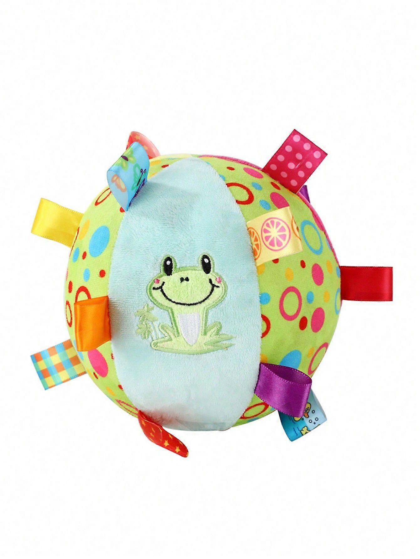 1pc Pet Dog Toy Ball With Built-In Bell To Relieve Boredom, Suitable For Large/Medium Sized Dogs Cats,Random Pattern Sent Christmas For Holiday Gift G