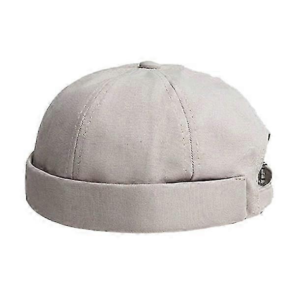 Retro Landlord Hat Sunscreen Shading Cap - Beige