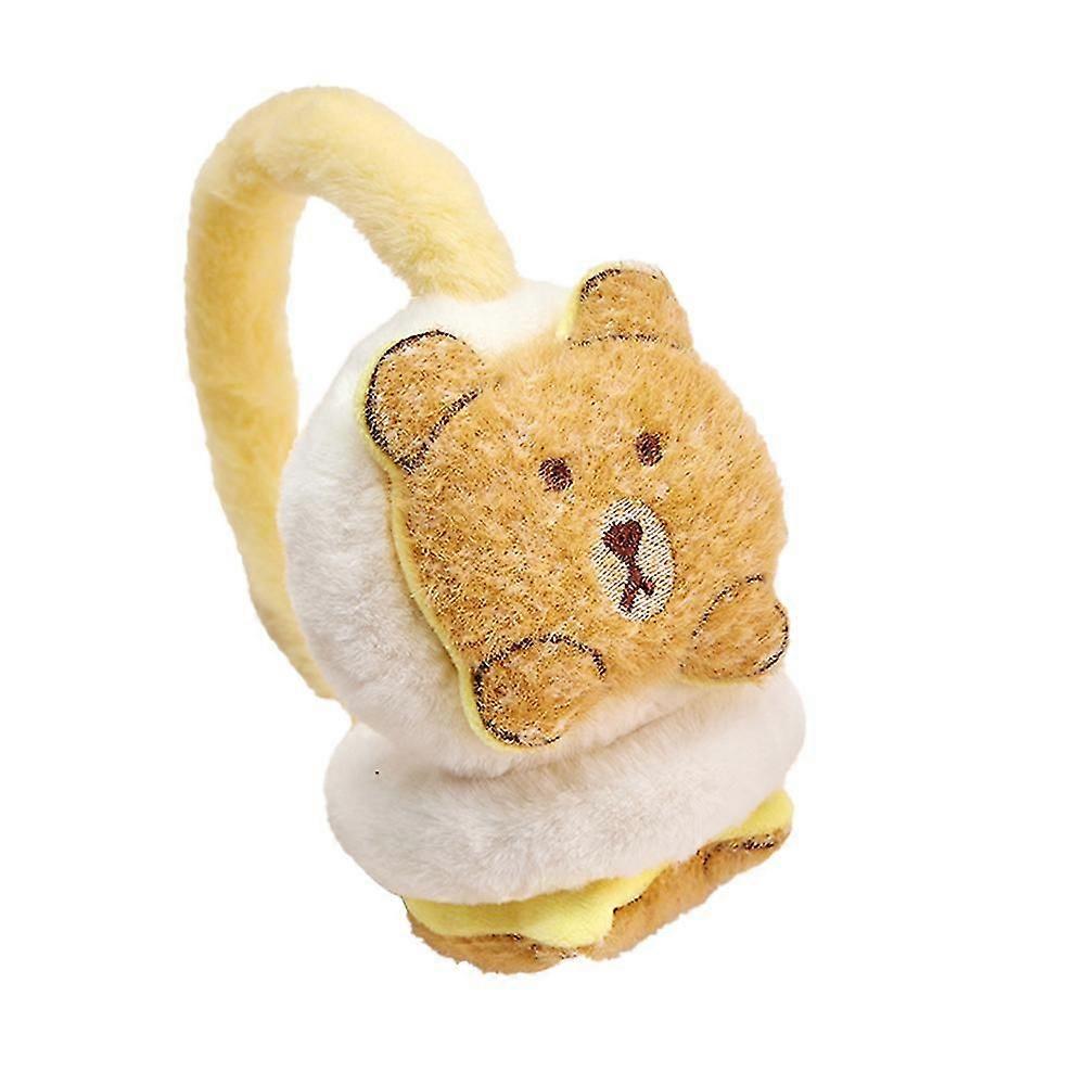 Bambini Inverno Caldo Morbido Peluche Paraorecchie Ragazzi E Ragazze Calcio all'aperto Paraorecchie