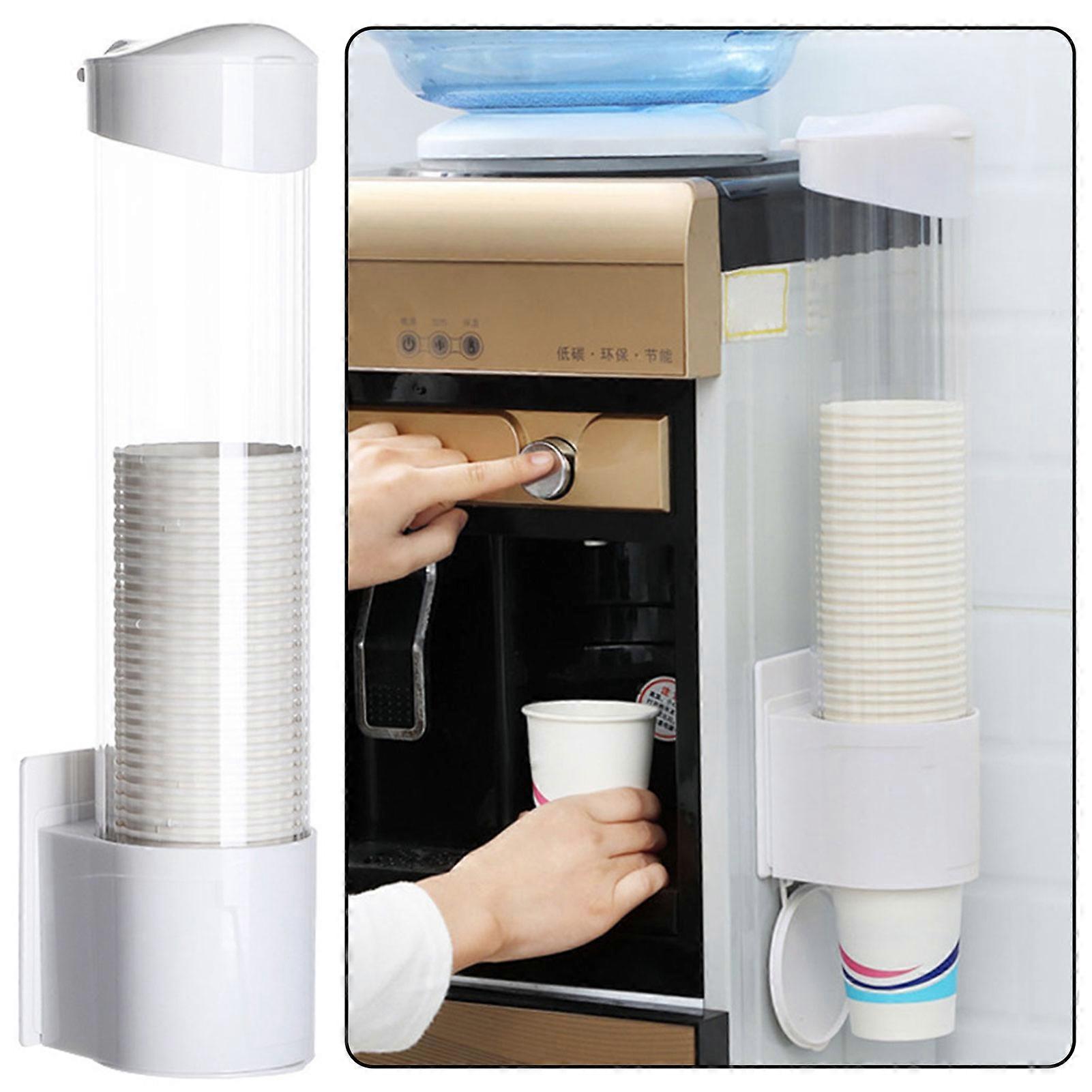 Pull Type Paper Cup Dispenser Easy-Install Cup Storage Shelf for Paper Cup