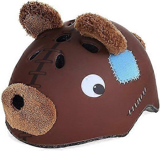 Toddler children's bicycle helmet  teddy bear  M