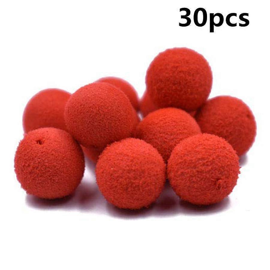 30 stk. 10 mm/12 mm duftende fiskekarpemadding bobleæg/5 smagsvarianter flydende kugleperler foderautomat kunstig karpemadding