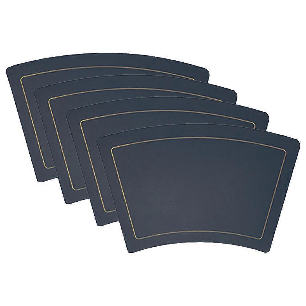 4 double-sided leather placemats